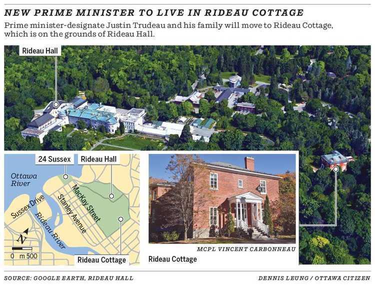 Rideau Cottage Trudeau family moving to Rideau Cottage pending decision on 24