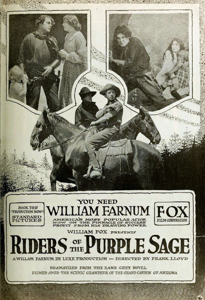 Riders of the Purple Sage (1918 film) httpsuploadwikimediaorgwikipediacommons77
