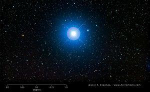 Rigel Rigel in Orion is bluewhite Brightest Stars EarthSky