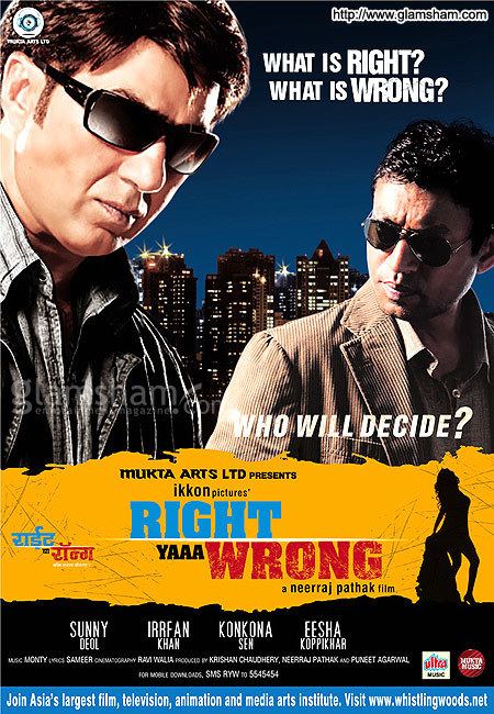 Right Yaaa Wrong Movie Poster 1 glamshamcom