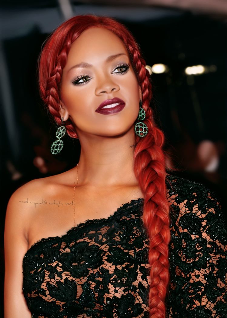 Rihanna ROBYN RIHANNA FENTY 2 by POLINAARTYUHINA on DeviantArt