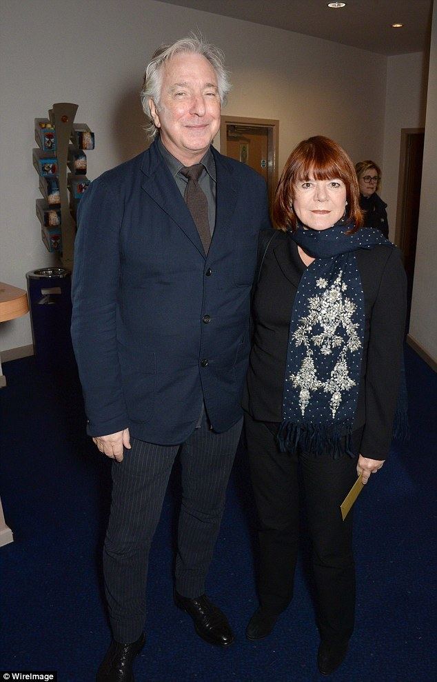 Rima Horton Alan Rickman has 39secretly wed Rima Horton 50 years after they first