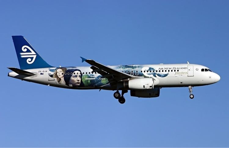 Ring (film) movie scenes Air New Zealand painted this Airbus A320 in The Lord of the Rings livery to help promote the films 
