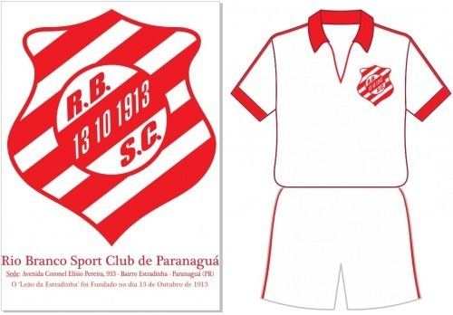 Rio Branco Sport Club Rio Branco Sport Club Paranagu PR Modelo de 1956 Histria do