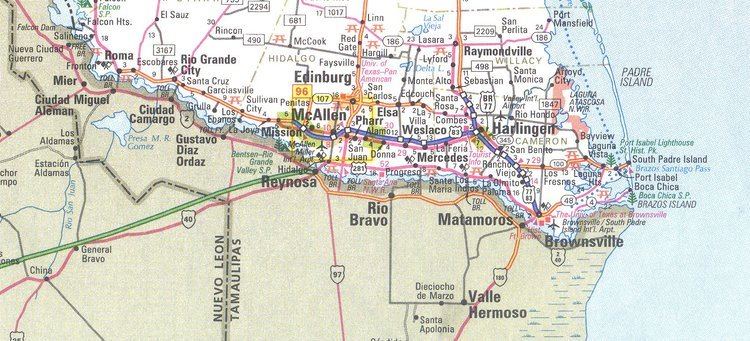Rio Grande Valley The Rio Grande Valley Texas Map
