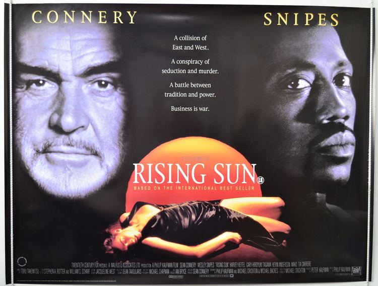 Rising Sun (film) Rising Sun Original Cinema Movie Poster From pastposterscom