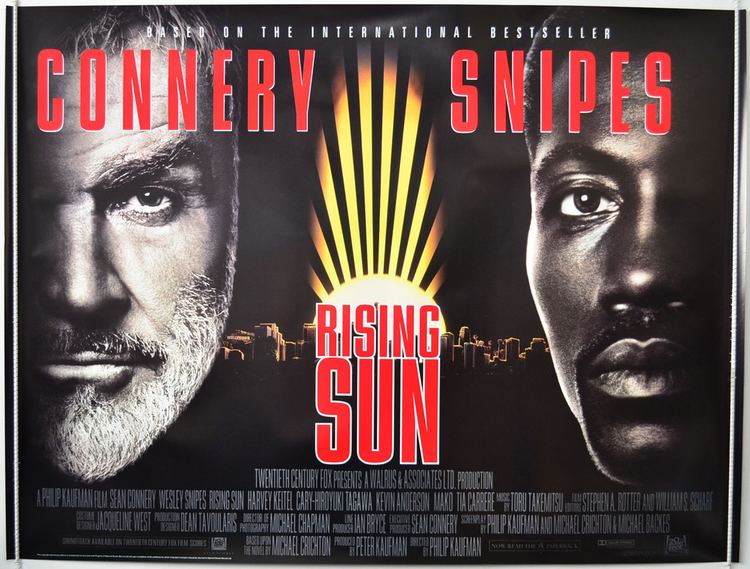 Rising Sun (film) Rising Sun pi Design 2 ip Original Cinema Movie Poster