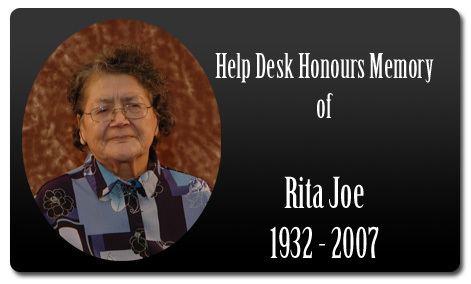 Rita Joe Rita Joe Renowned Mi39kmaq Poet