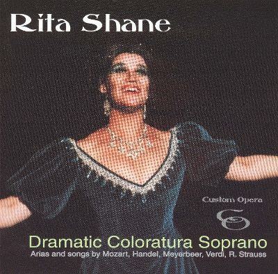 Rita Shane Dramatic Coloratura Soprano Rita Shane Songs Reviews