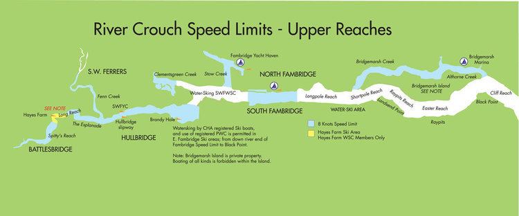 River Crouch Rivers Crouch amp Roach Speed Limits click maps for close up view
