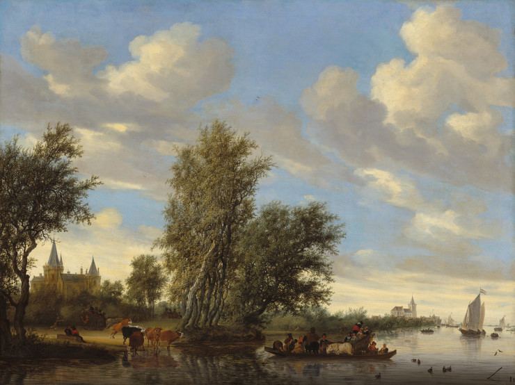 River Landscape with Ferry mediangagovpublicobjects139458139458pr