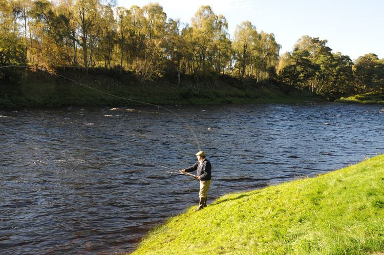River Spey Wester Elchies Fishing on the river Spey A fishing beat on the