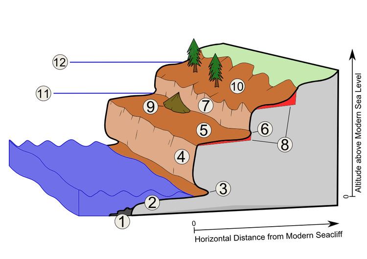 River terraces (tectonic–climatic interaction)