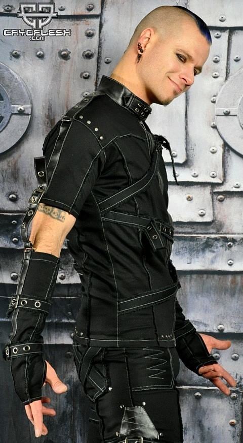 Rivethead Cryoflesh Apocalypse Gothic Industrial Rivethead Cyber Punk Tattered