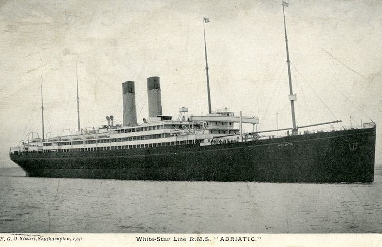 RMS Adriatic (1906) TIP Titanic Related Ships Adriatic White Star Line