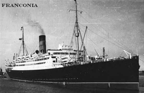 RMS Franconia (1922) RMS FRANCONIA II