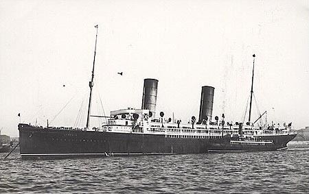 RMS Lucania Cunard Line Page 1 Ocean Liner Postcards