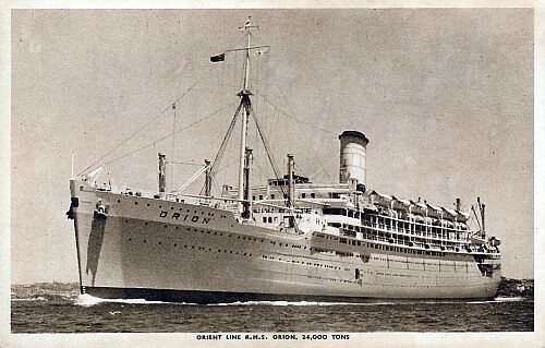 RMS Orion RMS Orion the William Rishton story