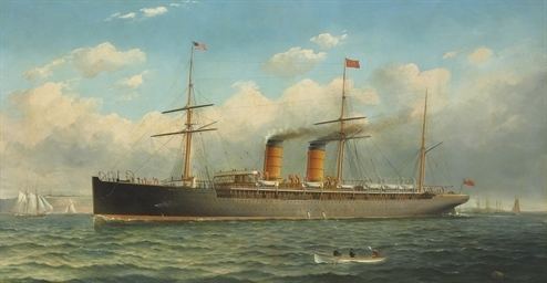 RMS Umbria Fred Pansing American 18441912 The Cunard Liner RMS Umbria