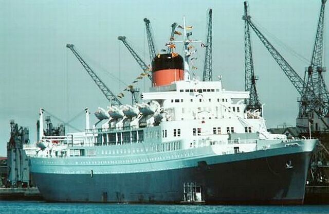 RMS Windsor Castle (1959) Union Castle Line RMS Pendennis Castle later SS Margarita L SS Rita