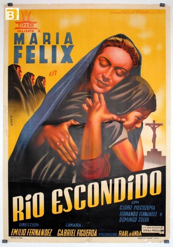 Río Escondido (1948 film) RIO ESCONDIDOquot MOVIE POSTER quotRIO ESCONDIDOquot MOVIE POSTER