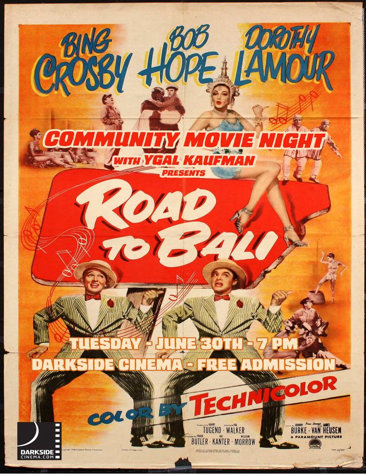 Road to Bali Road to Bali 1952 June 30th 7 PM Darkside Cinema Community