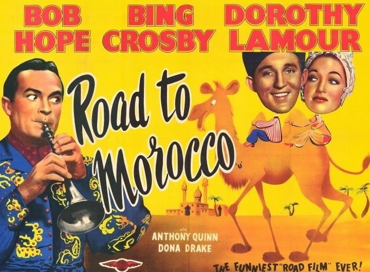 Road to Morocco movie scenes CAST Bing Crosby Jeffrey Peters Bob Hope Turkey Jackson Dorothy Lamour Anthony Quinn Dona Drake Yvonne de Carlo SONGS Road to Morocco Ain t 