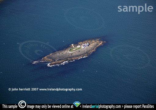 Roancarrigmore Roancarrigmore lighthouse aerial photo Bantry Bay near Adrigole and
