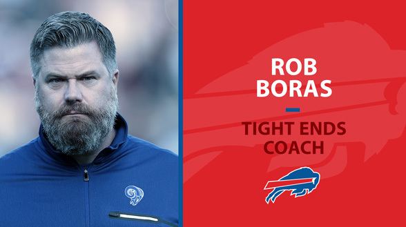 Rob Boras Bills name Rob Boras tight ends coach