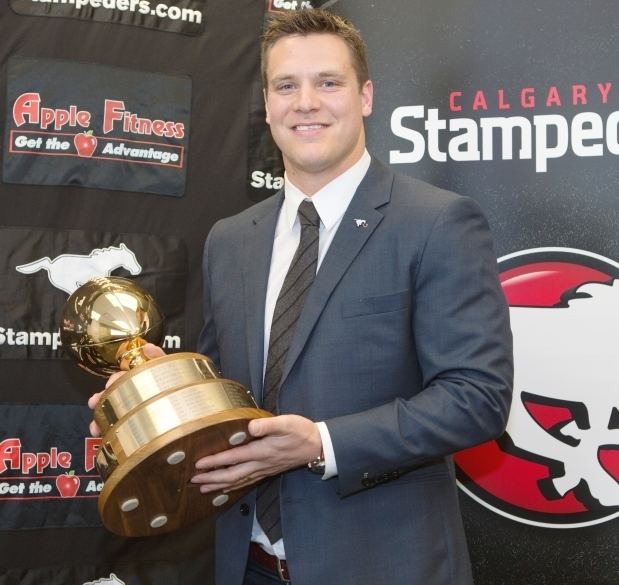 Rob Cote Rob Cote named Stamps Presidents39 Ring winner deflects