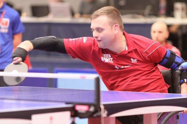 Rob Davies (table tennis) Paralympic table tennis player Robert Davies going for gold at games
