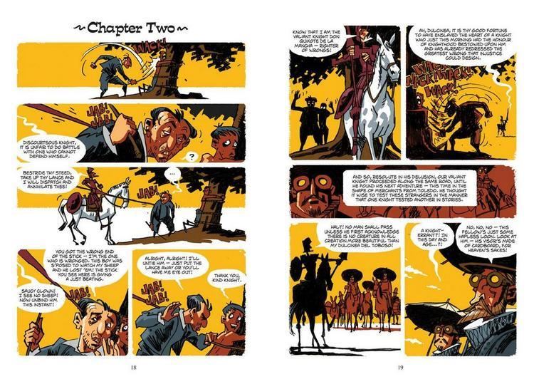 Rob Davis (comics) More Gorgeous Preview Pages from Rob Davis Don Quixote Broken