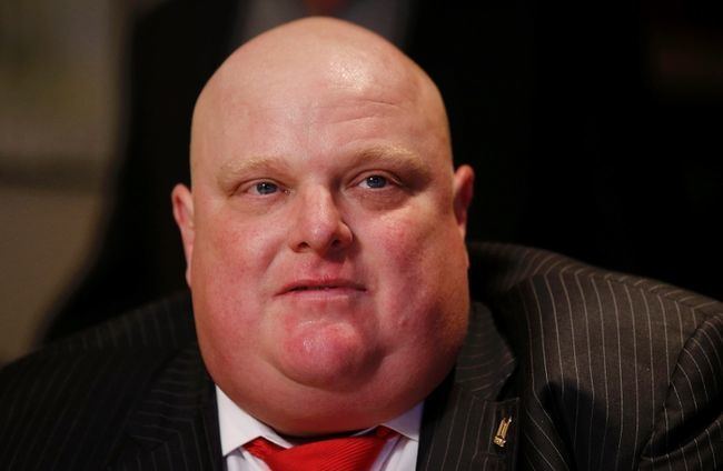 Rob Ford Incredible news39 Rob Ford says tumour starting to shrink