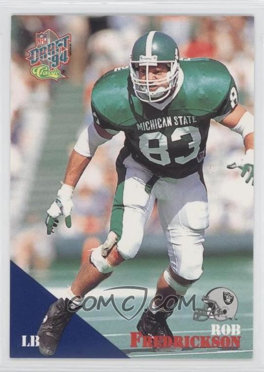 Rob Fredrickson 1994 Classic NFL Draft Base 57 Rob Fredrickson COMC Card