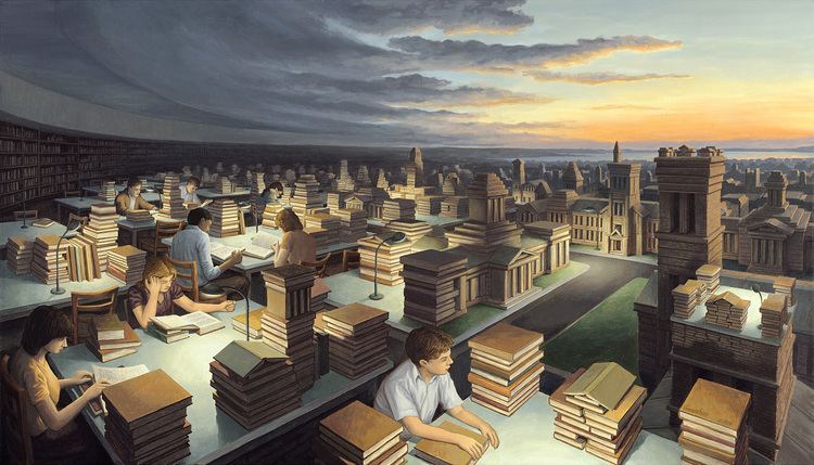 Rob Gonsalves Towers of Knowledge Rob Gonsalves Marcus Ashley Gallery