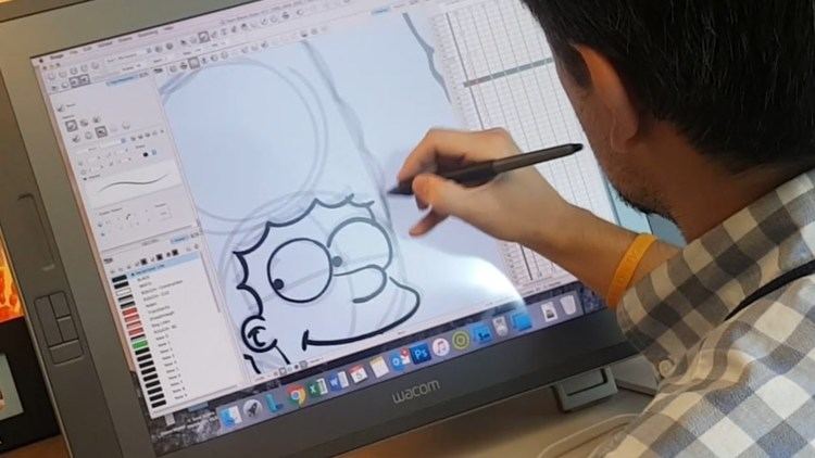 Rob Oliver How To Draw Marge Simpson with director Rob Oliver YouTube