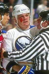Rob Ray THE PUCK REPORT Today In NHL History Rob Ray Fights Fan