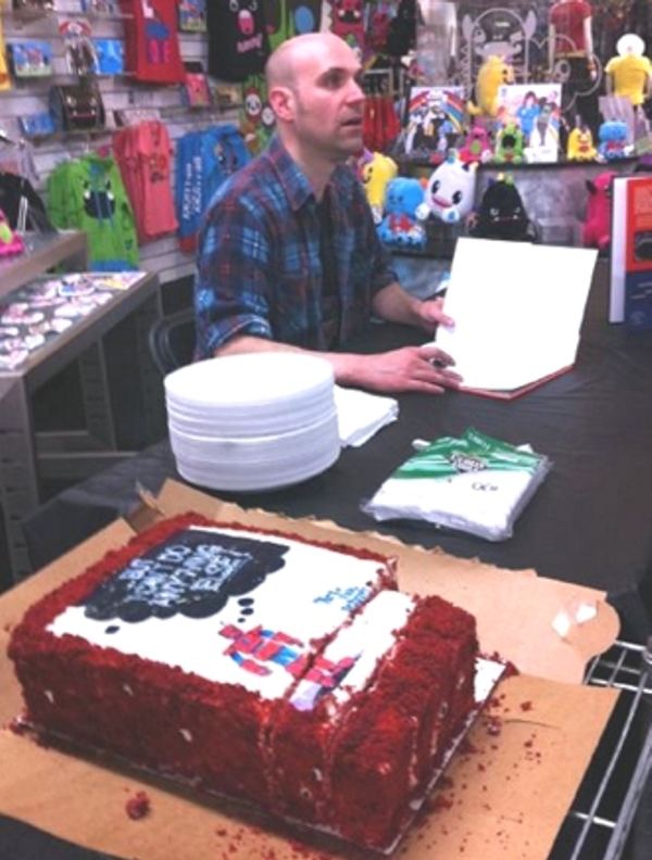 Rob Schrab Rob Schrab cake for Image Comics justJENN recipes justJENN recipes