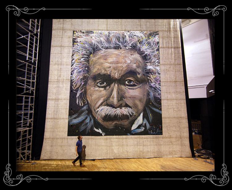 Rob Surette Amazing Hero Art portrait of Albert Einstein by Rob Surette