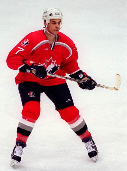 Rob Zamuner 1998 Rob Zamuner Team Canada Olympic Game Worn Jersey