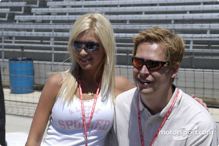 Robby McGehee Robby McGehee and fiancee prepare at Indy 500 IndyCar Photos