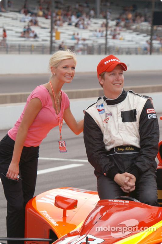 Robby McGehee Norma Oteham and Robby McGehee at Indy 500 IndyCar Photos