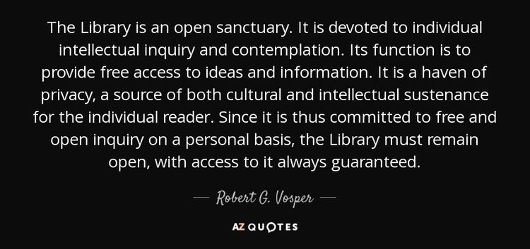 Robert G. Vosper QUOTES BY ROBERT G VOSPER AZ Quotes
