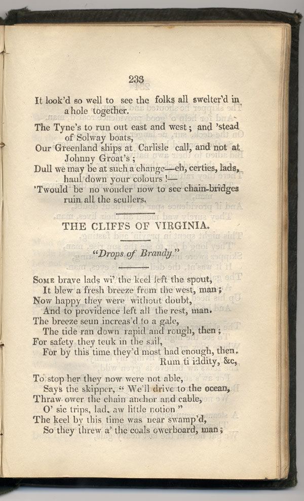 Robert Gilchrist (poet) Poetry Tyneside ROBERT GILCHRIST TYNESIDE POET 17971844