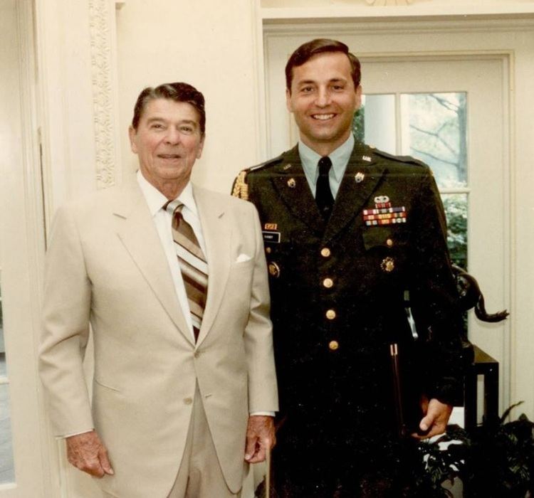 Robert Ivany 40th President of the United States Ronald Wilson Reagan and UST
