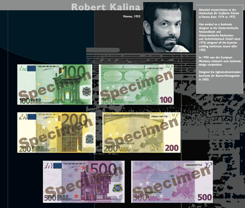 Robert Kalina Robert Kalina y el diseo de los billetes de euro