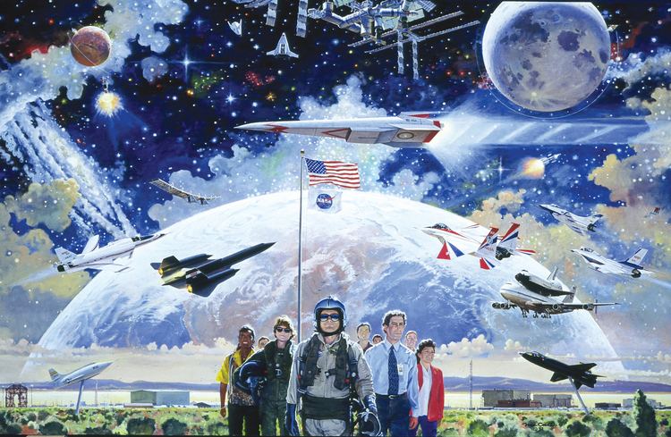Robert McCall (artist) The Cosmic World of Space Artist Robert McCall Airport