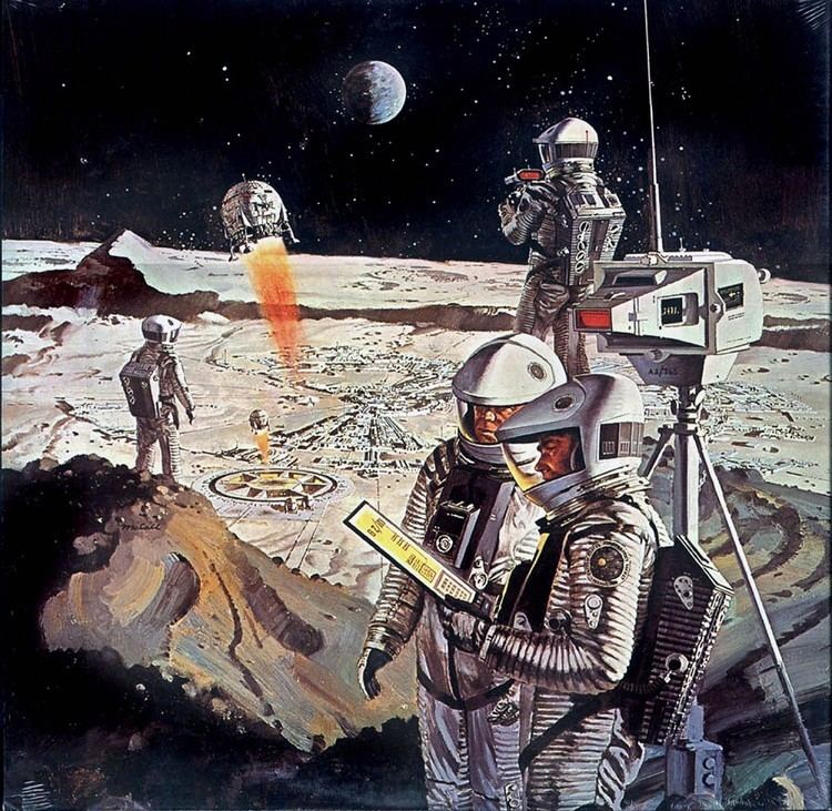 Robert McCall (artist) Design We go to the moon The Art of Robert McCall