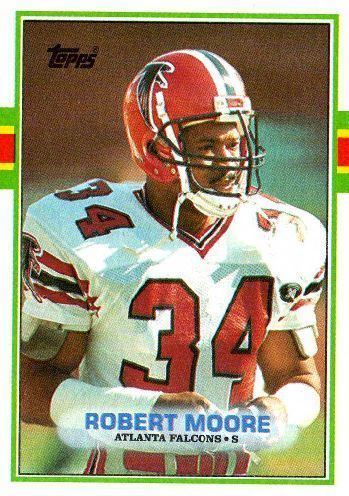 Robert Moore (American football) ATLANTA FALCONS Robert Moore 340 TOPPS 1989 NFL American Football