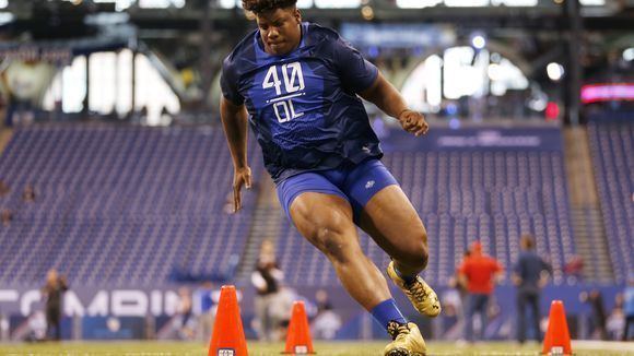 Robert Myers (offensive lineman) TSU39s Robert Myers dressed for success at NFL Combine